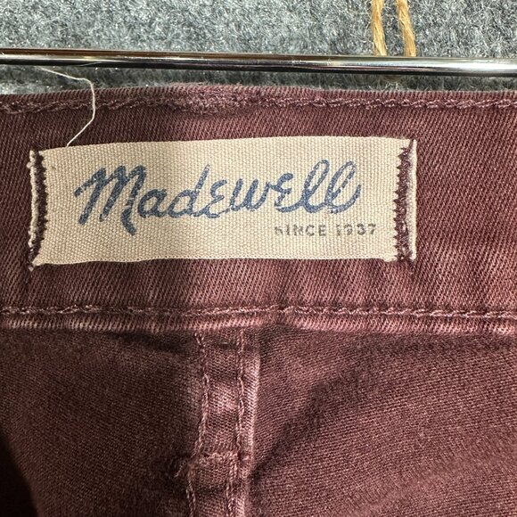 Madewell Jeans Womens 26 High Riser Skinny Garment Dyed Edition Cotton Stretch - Picture 5 of 9
